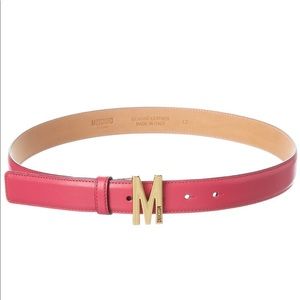 🌷 Authentic Moschino M-buckle Logo Belt 🌷